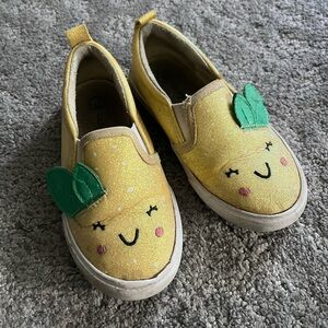 Cat & Jack happy lemon slip on sneakers